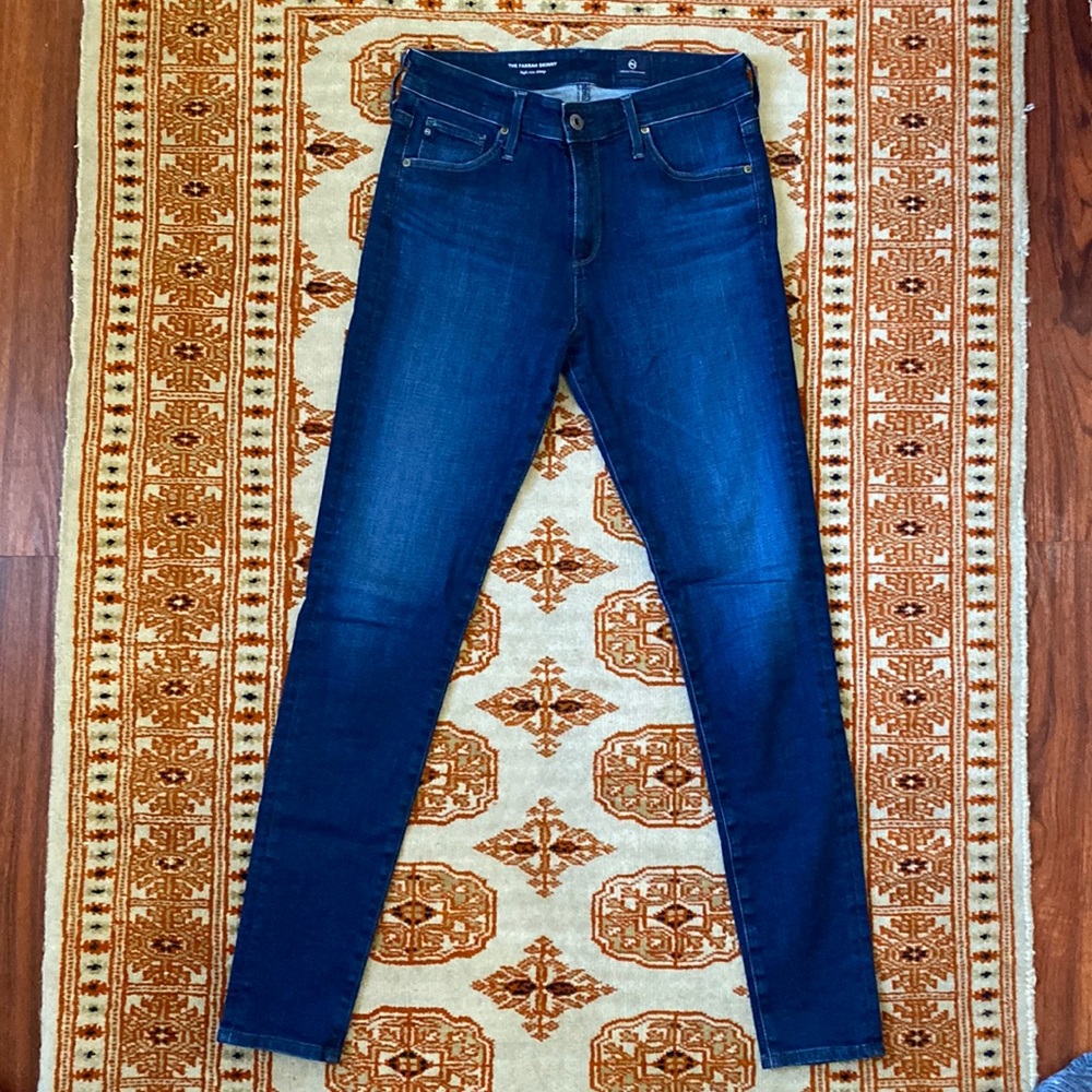 AG Adriano Goldschmied The Farrah Skinny Jean high-rise size 27